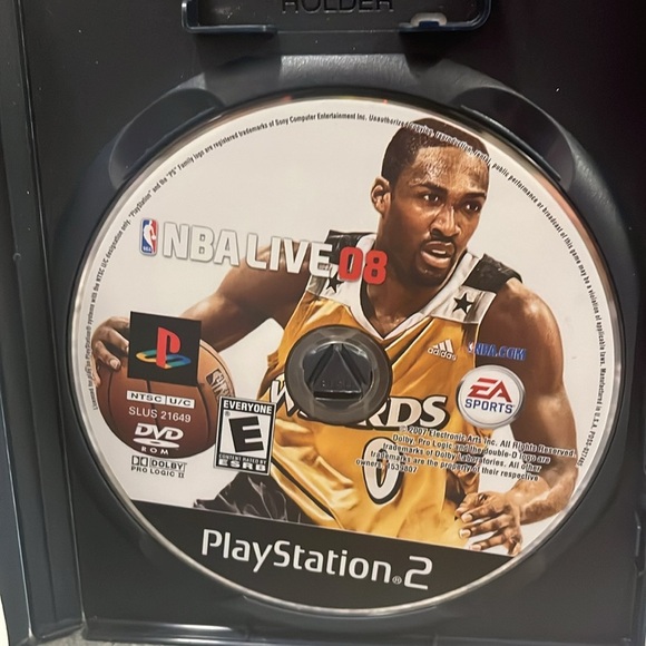 5 for $60 NBA Live 08 PlayStation 2 Game - Picture 3 of 4